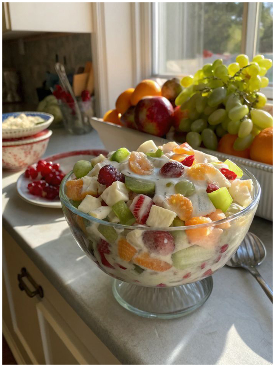 Cremiger Fruchtsalat mit Joghurt – Koch Boss Rezepten Cremiger Fruchtsalat mit Joghurt – Koch Boss Rezepten